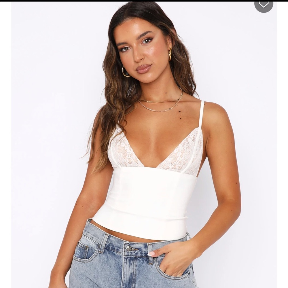 White Fox adorable top